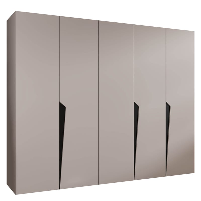 garderobeskap Garderobeskap PIANO 1 250 cashmere Svart