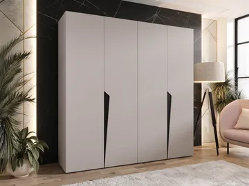 garderobeskap Garderobeskap PIANO 1 200 cashmere Svart - Oppbevaring - Klesoppbevaring - Garderober & garderobesystem - Garderobeskap & klesskap