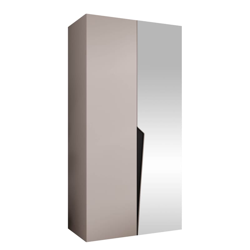 garderobeskap Garderobeskap PIANO 2 100 cashmere Svart, undefined