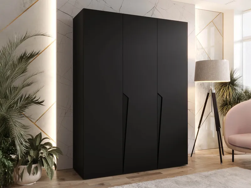 garderobeskap Garderobeskap PIANO 1 150 svart Svart - Oppbevaring - Klesoppbevaring - Garderober & garderobesystem - Garderobeskap & klesskap