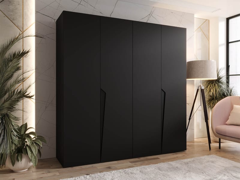 garderobeskap Garderobeskap PIANO 1 200 svart Svart - Oppbevaring - Klesoppbevaring - Garderober & garderobesystem - Garderobeskap & klesskap