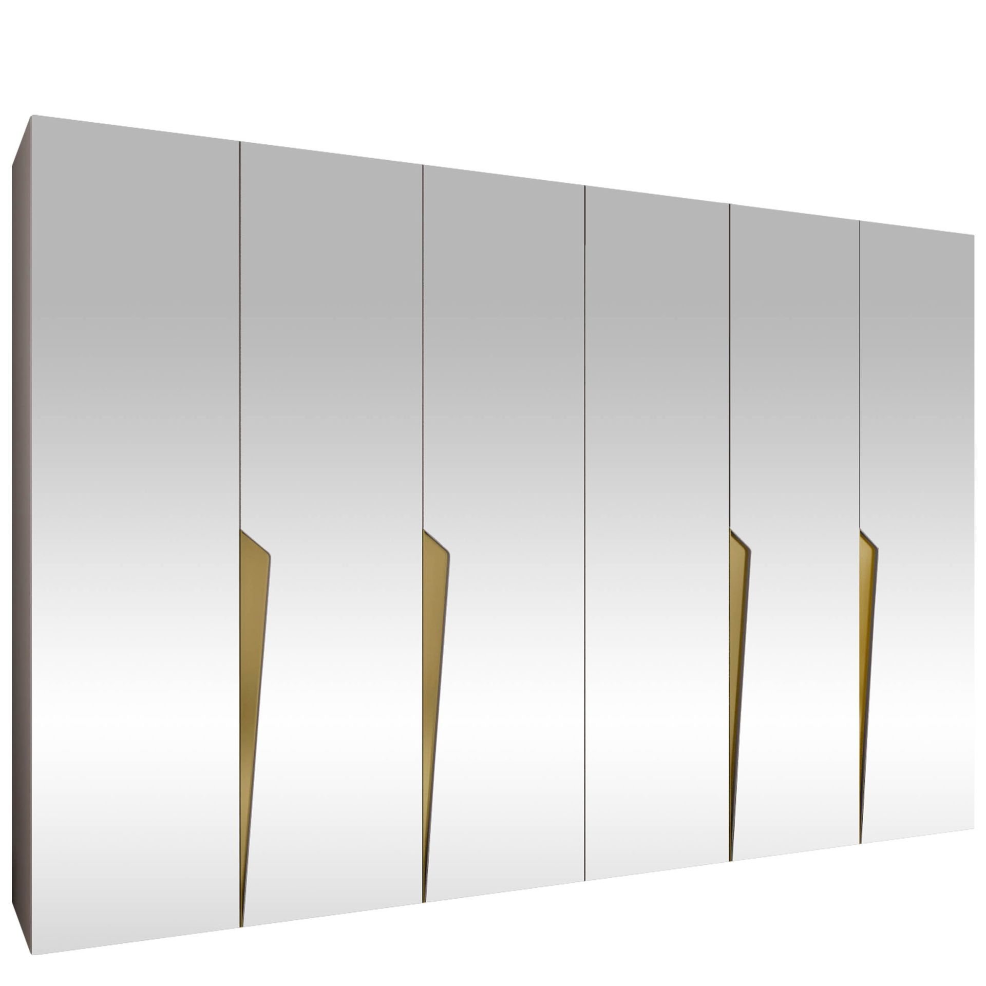 garderobeskap Garderobeskap PIANO 3 300 cashmere Gull -