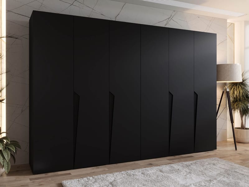 garderobeskap Garderobeskap PIANO 1 300 svart Svart - Oppbevaring - Klesoppbevaring - Garderober & garderobesystem