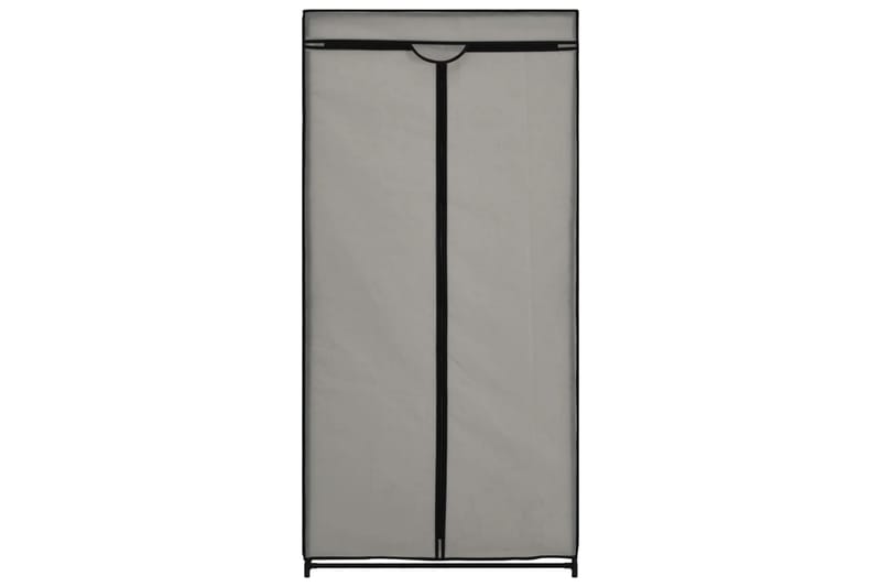 Garderobeskap grå 75x50x160 cm - Oppbevaring - Klesoppbevaring - Garderober & garderobesystem