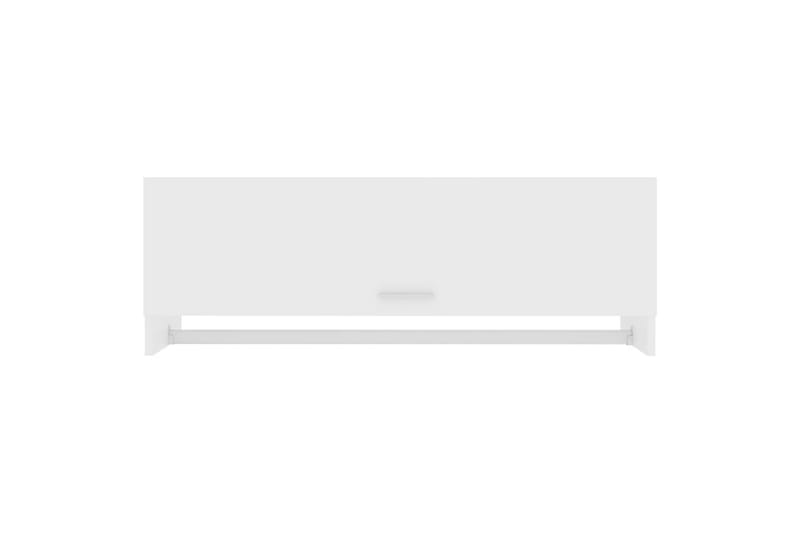 Garderobeskap hvit 100x32,5x35 cm sponplate - Hvit - Garderober & garderobesystem - Garderobeskap & klesskap