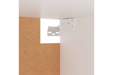 Garderobeskap hvit 100x32,5x35 cm sponplate - Hvit - Oppbevaring - Klesoppbevaring - Garderober & garderobesystem