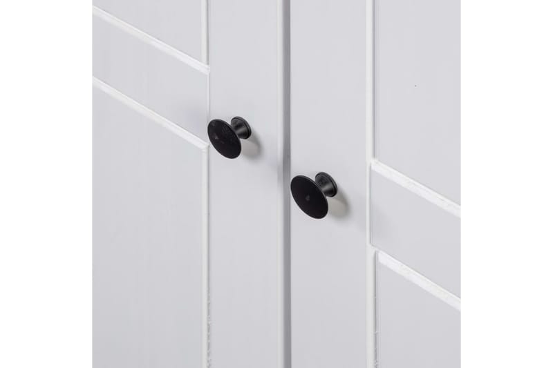 Garderobeskap hvit 80x50x171,5 cm heltre furu Panama Range - Hvit - Oppbevaring - Klesoppbevaring - Garderober & garderobesystem