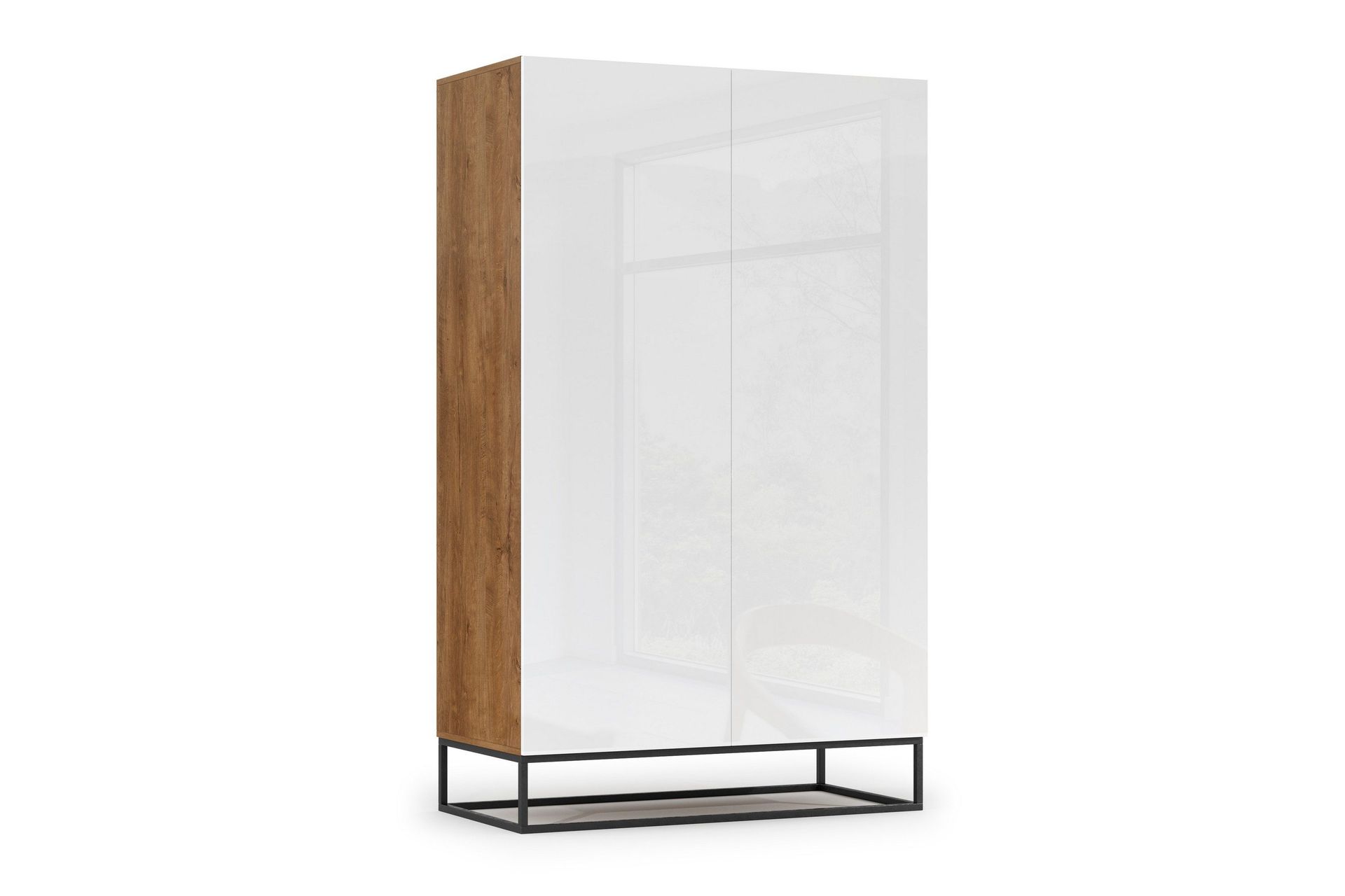 Aneja Garderobeskap 120 cm - Hvit