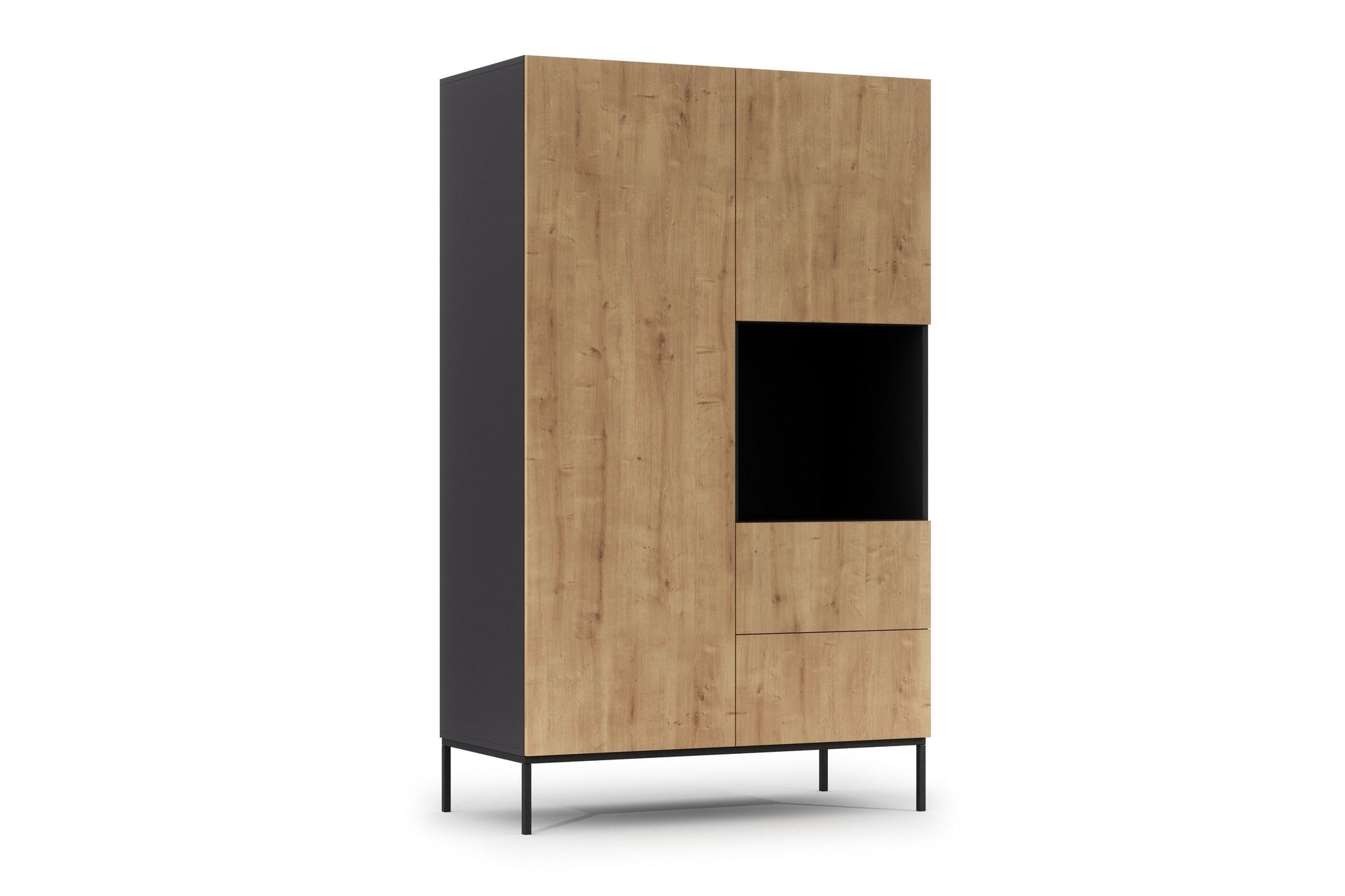 Anjal Garderobeskap 120 cm - Eik