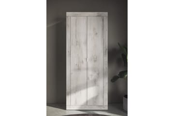 Basic Klesskap 78x187 cm - Hvit - Oppbevaring - Klesoppbevaring - Garderober & garderobesystem - Garderobeskap & klesskap