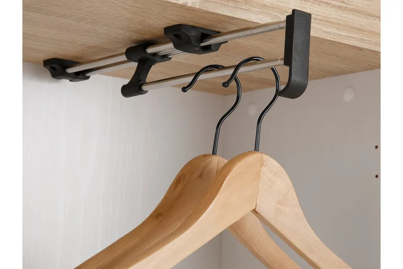 Dareia Garderobe 60 cm - Brun - Oppbevaring - Klesoppbevaring - Garderober & garderobesystem - Garderobeskap & klesskap