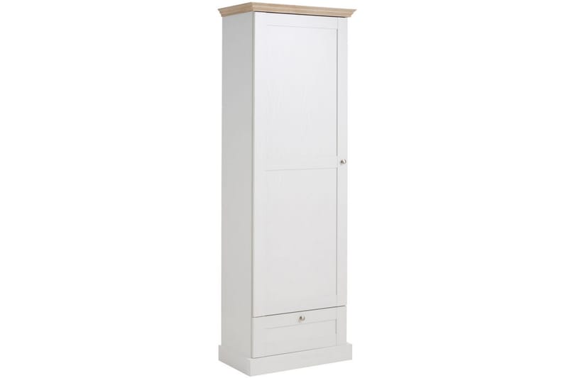 Dareia Garderobe 60 cm - Hvit / Brun - Oppbevaring - Klesoppbevaring - Garderober & garderobesystem - Garderobeskap & klesskap