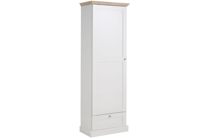 Dareia Garderobe 60 cm - Hvit / Brun - Garderobeskap & klesskap