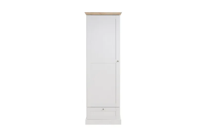 Dareia Garderobe 60 cm - Hvit / Brun - Oppbevaring - Klesoppbevaring - Garderober & garderobesystem - Garderobeskap & klesskap