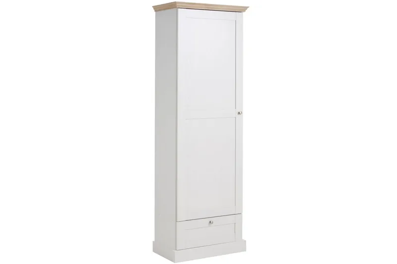 Dareia Garderobe 60 cm, Hvit / Brun