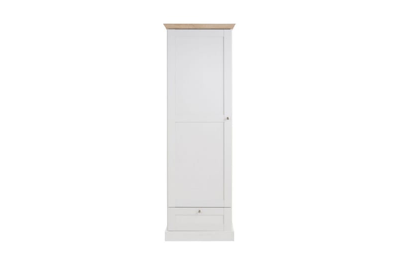 Dareia Garderobe 60 cm - Hvit / Brun - Oppbevaring - Klesoppbevaring - Garderober & garderobesystem - Garderobeskap & klesskap