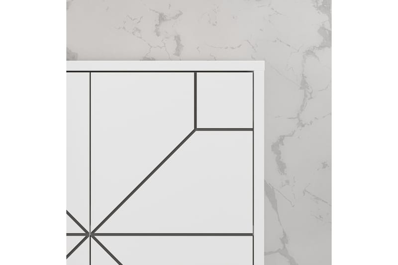 Dune Garderobeskap 62,6x136 cm Hvit - Hanah Home - Oppbevaring - Klesoppbevaring - Garderober & garderobesystem - Garderobeskap & klesskap