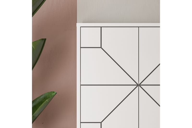 Dune Garderobeskap 62,6x136 cm Hvit - Hanah Home - Oppbevaring - Klesoppbevaring - Garderober & garderobesystem - Garderobeskap & klesskap