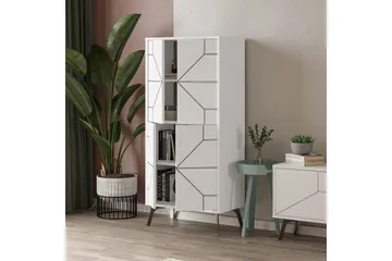 Dune Garderobeskap 62,6x136 cm Hvit - Hanah Home - Oppbevaring - Klesoppbevaring - Garderober & garderobesystem - Garderobeskap & klesskap