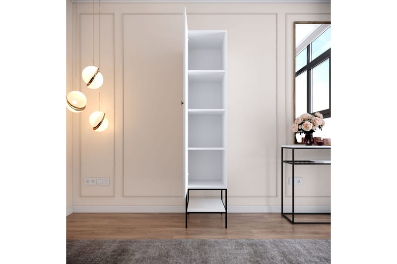 Elesham Garderobe 50x42 - Hvit - Oppbevaring - Klesoppbevaring - Garderober & garderobesystem - Garderobeskap & klesskap