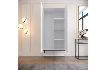 Elesham Garderobe 50x84 - Hvit - Oppbevaring - Klesoppbevaring - Garderober & garderobesystem - Garderobeskap & klesskap