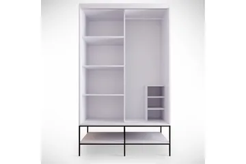 Elesham Garderobe 57x120 - Hvit - Oppbevaring - Klesoppbevaring - Garderober & garderobesystem - Garderobeskap & klesskap