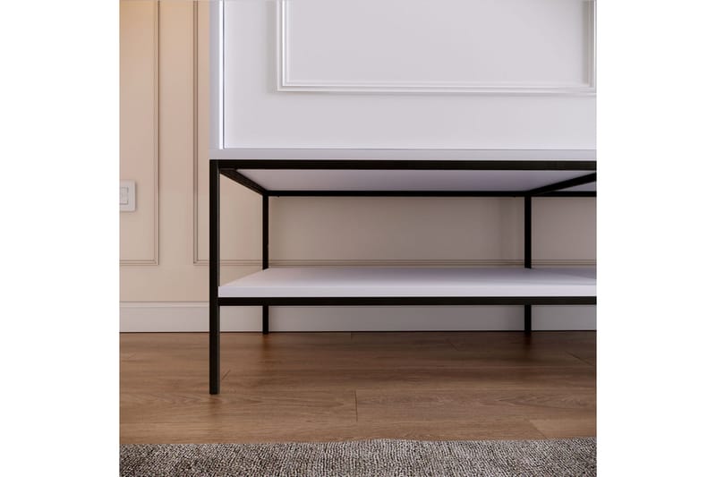 Elesham Garderobe 57x150 - Hvit - Oppbevaring - Klesoppbevaring - Garderober & garderobesystem - Garderobeskap & klesskap