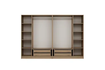 Fruitland Garderobe 270 cm - Brun - Oppbevaring - Klesoppbevaring - Garderober & garderobesystem - Garderobeskap & klesskap