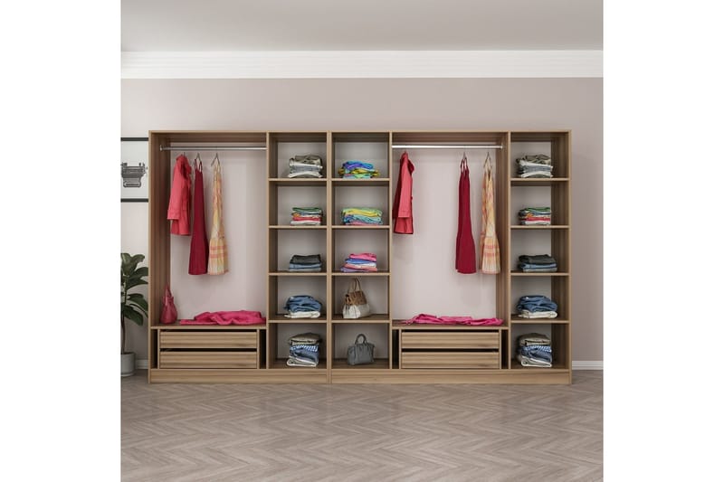 Fruitland Garderobe 315 cm, Brun