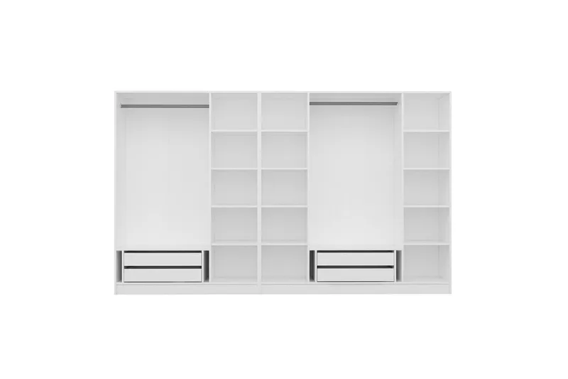 Fruitland Garderobe 315 cm - Hvit - Oppbevaring - Klesoppbevaring - Garderober & garderobesystem - Garderobeskap & klesskap