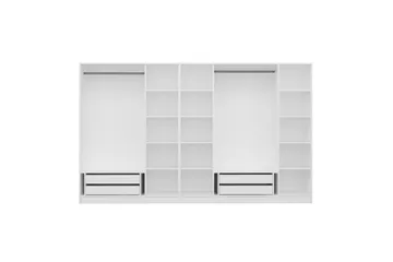 Fruitland Garderobe 315 cm - Hvit - Oppbevaring - Klesoppbevaring - Garderober & garderobesystem - Garderobeskap & klesskap