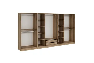 Fruitland Garderobe 360 cm - Brun - Oppbevaring - Klesoppbevaring - Garderober & garderobesystem - Garderobeskap & klesskap