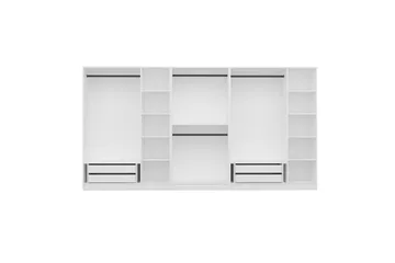 Fruitland Garderobe 360 cm - Hvit - Oppbevaring - Klesoppbevaring - Garderober & garderobesystem - Garderobeskap & klesskap