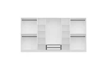 Fruitland Garderobe 360 cm - Hvit - Oppbevaring - Klesoppbevaring - Garderober & garderobesystem - Garderobeskap & klesskap