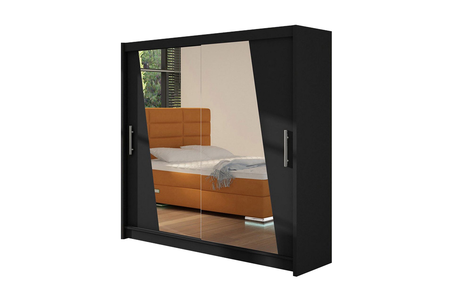 Garderobe Prag LED-belysning - Svart