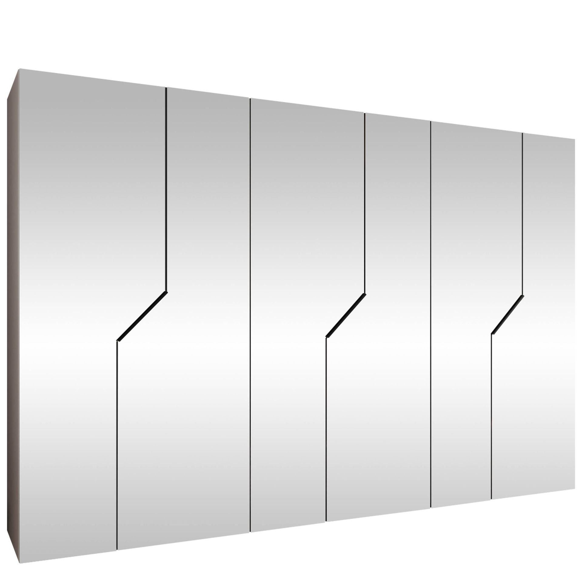 garderobeskap Garderobeskap ANDREW 3 300 cashmere Svart -