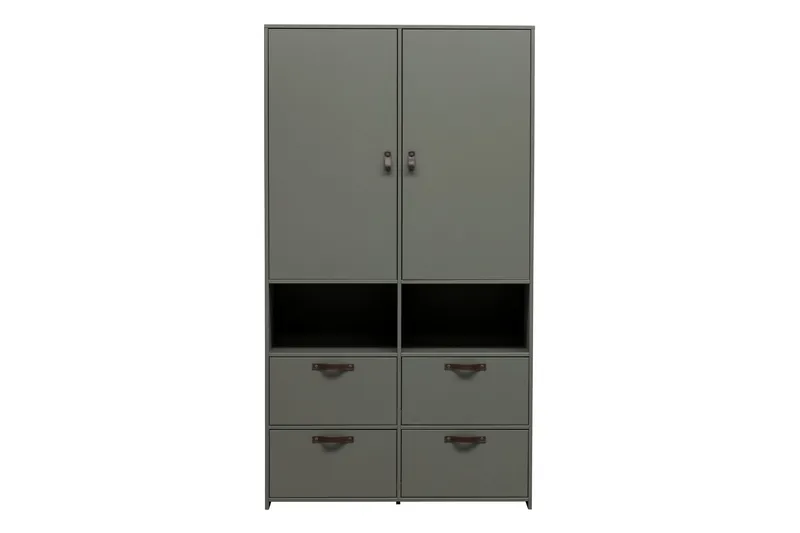 Jirueque Garderobe med Oppbevaring - Grå - Oppbevaring - Klesoppbevaring - Garderober & garderobesystem - Garderobeskap & klesskap