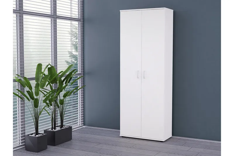 Kelvy Garderobe 70x34 cm - Hvit - Oppbevaring - Klesoppbevaring - Garderober & garderobesystem - Garderobeskap & klesskap