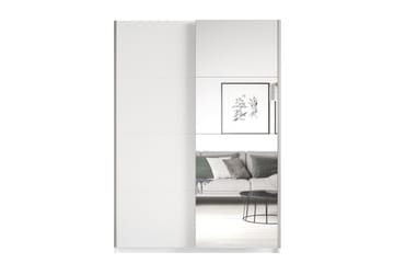 Lecia Garderobe 120x210 cm - Hvit - Oppbevaring - Klesoppbevaring - Garderober & garderobesystem - Garderobeskap & klesskap