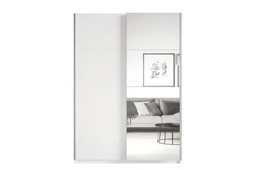 Lecia Garderobe 150x210 cm - Hvit - Oppbevaring - Klesoppbevaring - Garderober & garderobesystem - Garderobeskap & klesskap