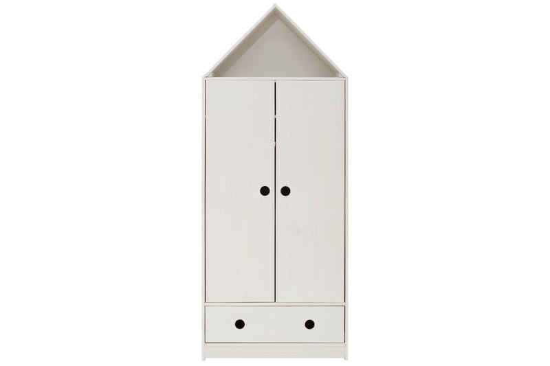 Masoomya Barnegarderobe 75x180 cm - Hvit - Oppbevaring - Klesoppbevaring - Garderober & garderobesystem - Garderobeskap & klesskap