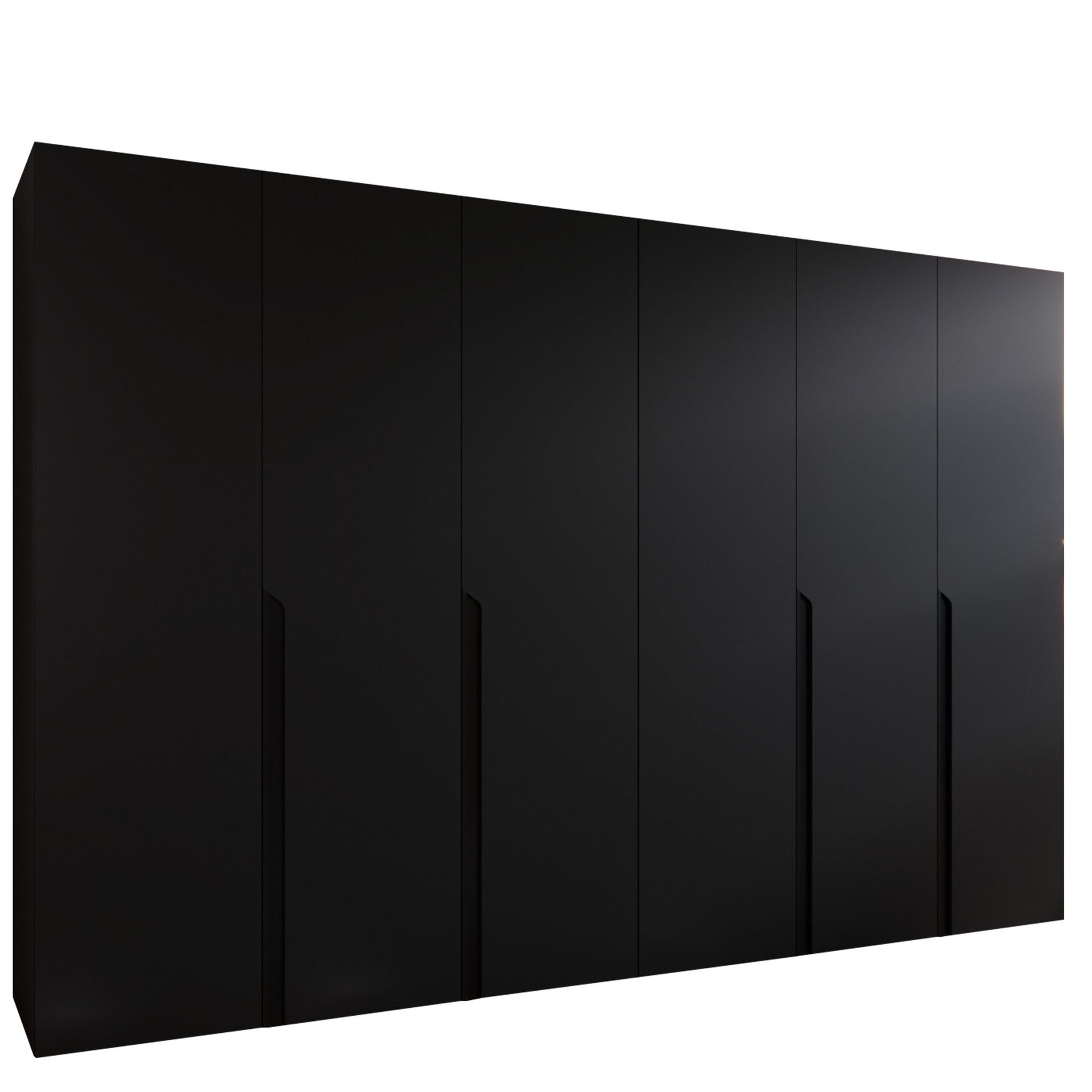 Milias Garderobeskap 300x202 cm - svart