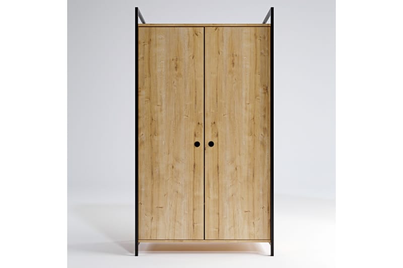 Ombleze Garderobe 100x40 cm - Natur - Oppbevaring - Klesoppbevaring - Garderober & garderobesystem - Garderobeskap & klesskap