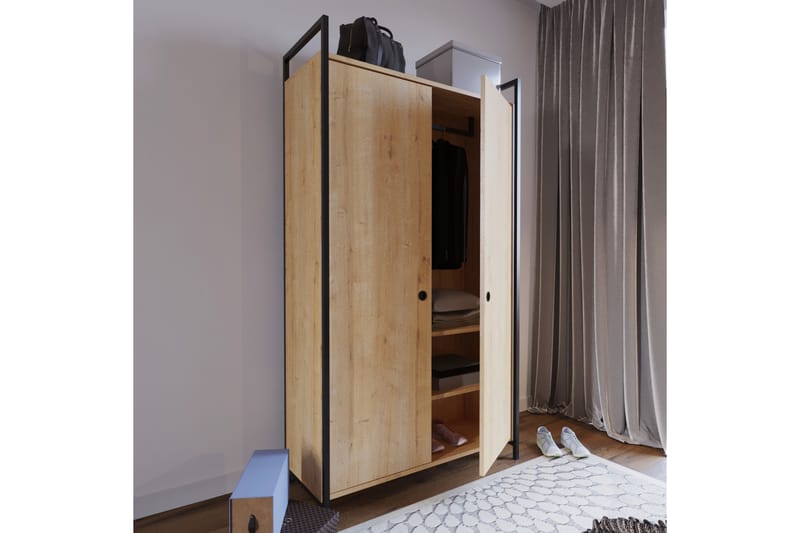 Ombleze Garderobe 100x40 cm - Natur - Oppbevaring - Klesoppbevaring - Garderober & garderobesystem - Garderobeskap & klesskap