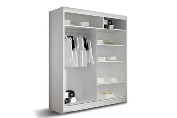 Presto Garderobe 58x150 cm - Svart - Oppbevaring - Klesoppbevaring - Garderober & garderobesystem - Garderobeskap & klesskap