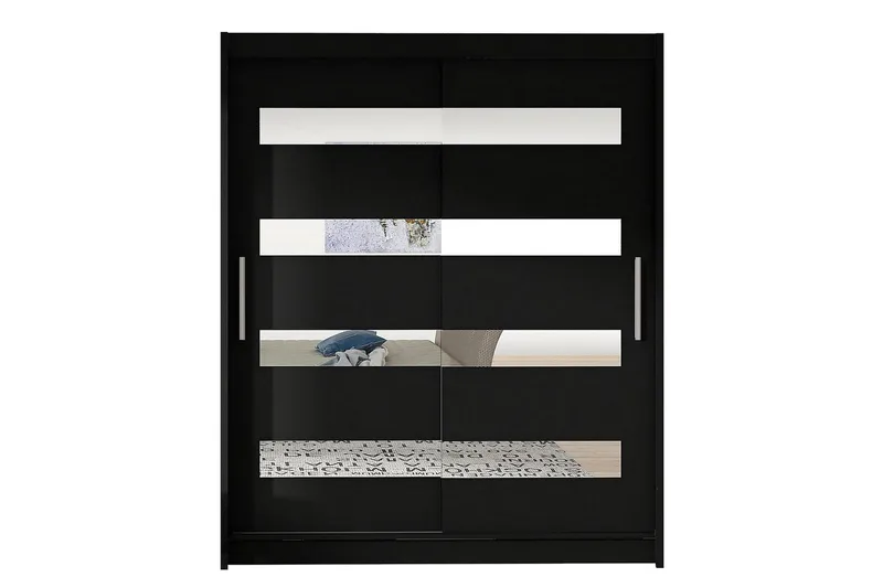 Presto Garderobe 58x150 cm, Svart