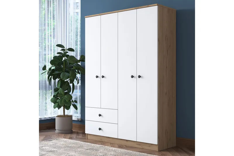 Rinorea Garderobe 120x170 cm, Brun