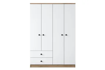 Rinorea Garderobe 120x170 cm - Brun - Oppbevaring - Klesoppbevaring - Garderober & garderobesystem - Garderobeskap & klesskap