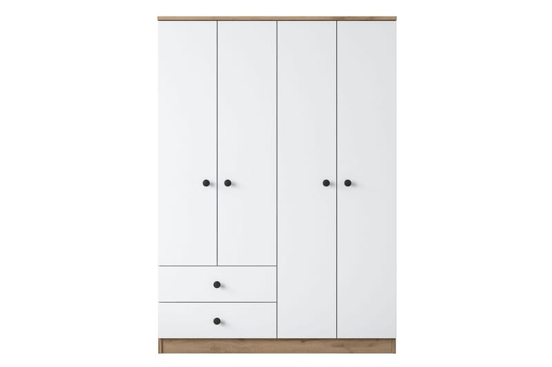 Rinorea Garderobe 120x170 cm - Brun - Oppbevaring - Klesoppbevaring - Garderober & garderobesystem - Garderobeskap & klesskap