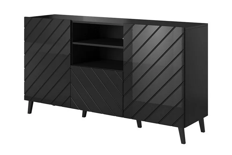 Strontian Byrå 150 cm Scandinavian Choice Black - Oppbevaring - Klesoppbevaring - Garderober & garderobesystem - Garderobeskap & klesskap